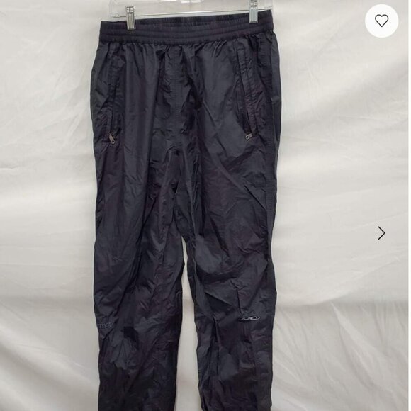 Marmot  water resistant pants  Nylon Windbreaker black H5412-3-MPT read M/M - Picture 1 of 13